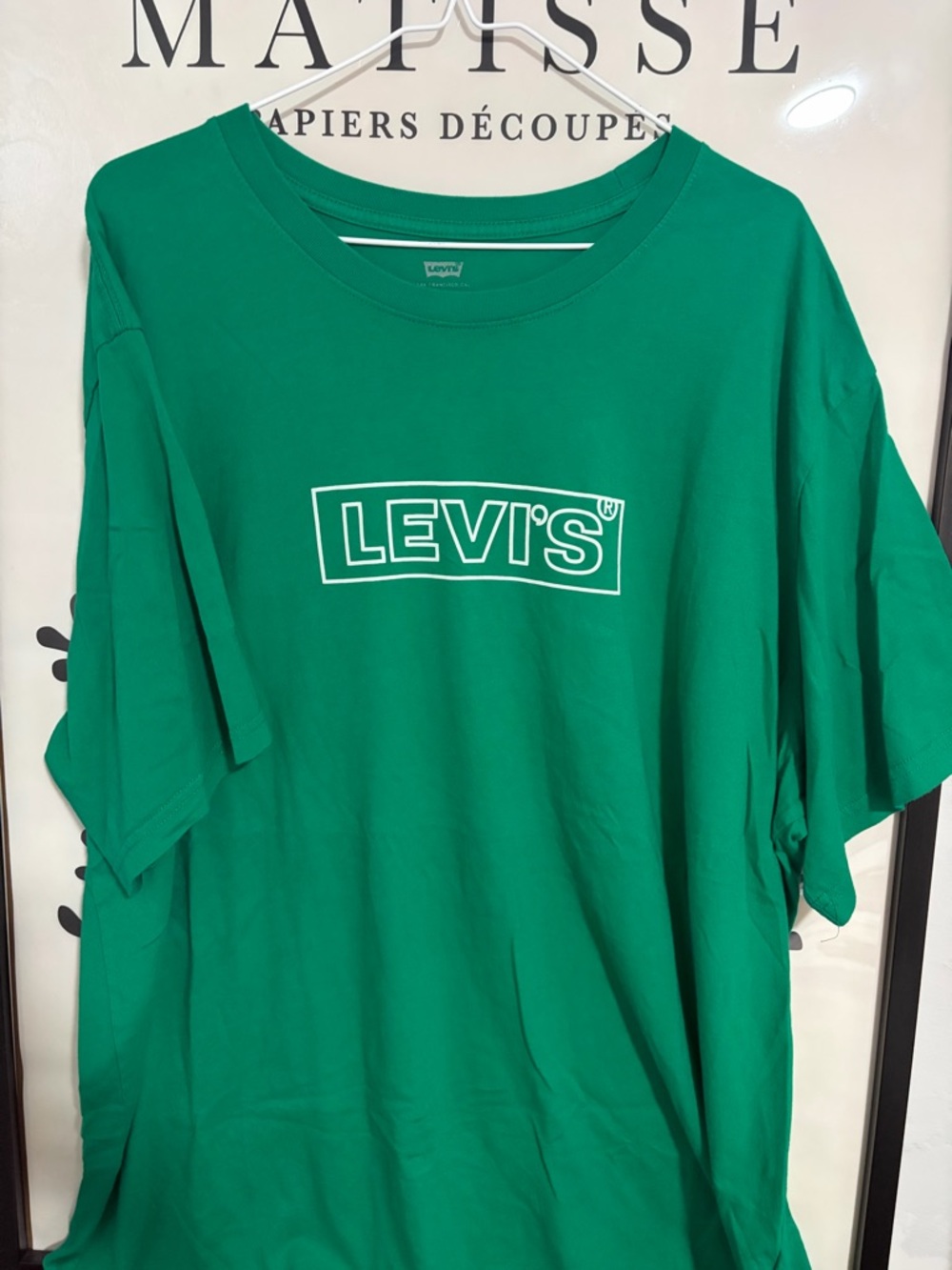 Levi's Bright Green Relaxed Logo Tee